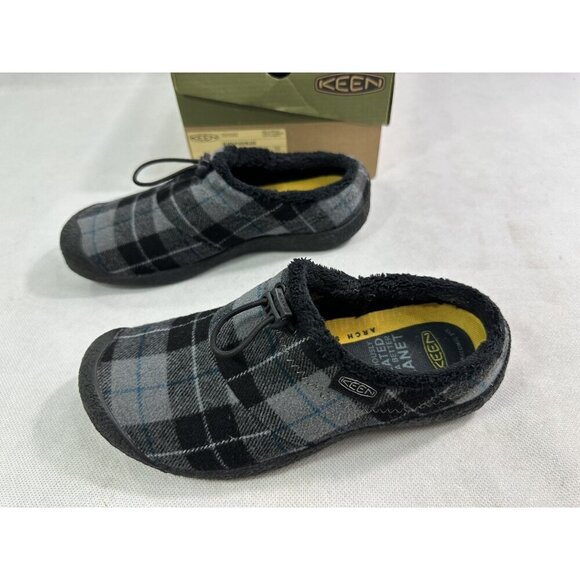 KEEN Howser III Slide Black Plaid Womens 5.5 EUC - Picture 3 of 7